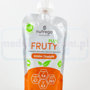 Nutrego Fruty Plus 175 ml Brzoskwiniowy uzupełnienie diety